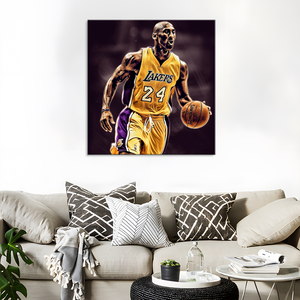 Venta al por mayor jugador de la <span class=keywords><strong>NBA</strong></span> estrella lienzo pintura hogar pared arte pintura personalizada carteles para Decoración - Product Image 4