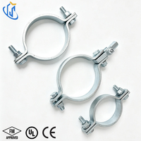 Support de tuyau UTT60 pour système MEP, pince en acier au carbone UTT60 pour suspension de tuyaux non isolés pour services chauds et froids