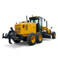 Niveleuse de chantier haute précision 215 CV à 4 roues avec moteur Cummins pour la construction routière