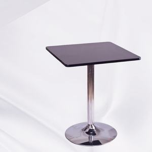 لوح خشبي قابل للتعديل من المعدن بتصميم مربع صغير للاستقبال الترفيهي لغرفة المعيشة لتناول الطعام في المعرض - Product Image 2