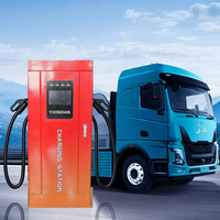 Stasiun Pengisian Daya EV Cepat DC Solar Baru 40-480kW Dual Gun IP56/IK08 Pengisian Komersial untuk Mobil, Truk & Truk Pertambangan