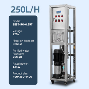 逆浸透システムステンレス鋼純水処理機械250LPH 500LPH RO逆浸透 - Product Image 3