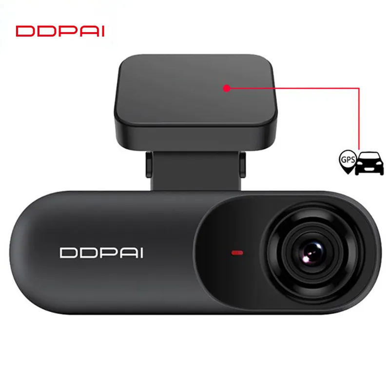 Ddpai mola n3 câmera automotiva para ré, 1600p, 2k, ultra hd, gps, unidade de vídeo, dvr, wi-fi, conexão inteligente, gravador de câmera de carro, 24h