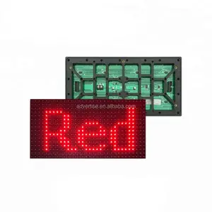 Tankstelle P10 SMD rot Programmierung LED Scrolling Display Mini LED Video Outdoor einfarbig P10 flexible LED-Anzeigetafeln