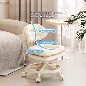 Taburete <span class=keywords><strong>de</strong></span> Costura con Ruedas Universales, Taburete Bajo para Cambiar Zapatos, Moderno, <span class=keywords><strong>de</strong></span> Plástico, Silencioso, Móvil, Pequeño, para el Hogar, para Niños - Product Image 4