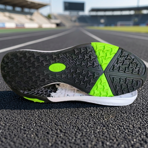 HT-9K0541 Suela de fútbol de TPR de alta elasticidad con tacos cortos, material en bruto para suela de calzado deportivo, color personalizado, venta al por mayor - Product Image 4