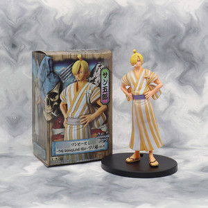 4 Styles 17CM Figurine d'anime 1 PIECE Luffy Sanji Zoro Usopp <span class=keywords><strong>Pays</strong></span> de Wano Kimono Jouets Figurine de <span class=keywords><strong>manga</strong></span> de dessin animé Cadeau - Product Image 5