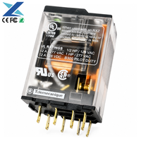 Relais de commutation DPDT industriel Schneider RXM2AB2B7 100% neuf d'origine Harmony RXM 24VAC 12A 2 avec LED