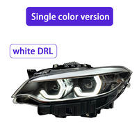 Ensemble de phares LED automatiques pour BMW Série 2 F22 F23 2014-2021, style M2, feux de jour DRL Spoon blancs et jaunes, version améliorée