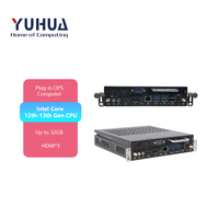 Nueva Mini PC OPS con Procesador Intel Core I7 1255U/1240P, Pantalla Inteligente Blanca, DDR4, 1 Puerto Tipo-C, para Oficina/Escuela/Uso Industrial