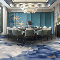 Tapis mural pour salle de banquet, design moderne, tapis de chambre d'hôtel, tapis de sol minimaliste en polyester, vente en gros d'usine, fabricant