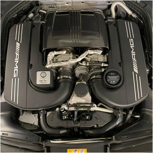 Couvercle d'admission d'air de moteur en fibre de carbone humide de style OEM pour Mercedes-Benz W205 C63 GLC63 W253 <span class=keywords><strong>AMG</strong></span> <span class=keywords><strong>GT</strong></span> Version <span class=keywords><strong>2</strong></span> <span class=keywords><strong>portes</strong></span> Pièces de carrosserie - Product Image 6