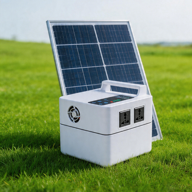 Multi-Interface Portable Power Station Power Bank 300W Solar Generator with Solar Panel 50W
