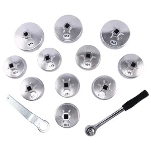 23PC cup loại lọc dầu loại bỏ cap cờ lê nhà để xe ổ cắm 1/2 "Dr. Bộ dụng cụ - Product Image 4