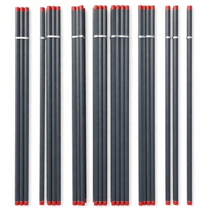 Tubo de extensión para pasillo de 1 metro, gris diamante, de tubería galvanizada sin costura, para máquina de instalación de tuberías de agua, broca de perforación gruesa <span class=keywords><strong>corta</strong></span> - Product Image 1