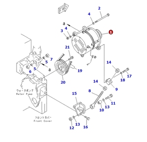Alternador de Motor PC750-7-W1 600-825-6110/600-825-6270 para 6D140E-3N-8 - Product Image 1