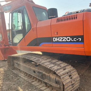 Doosan เครื่องขุด DH220LC-7มือสองตลับลูกปืนประสิทธิภาพเสถียรภาพสูง22ตันน้ำหนักในการดำเนินงานต่างประเทศ - Product Image 3