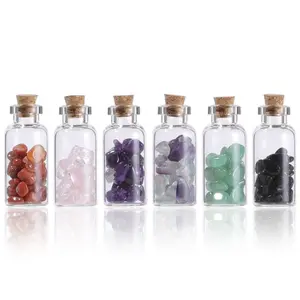 Empty Mini 0.5ml 1ml 2ml 3ml 5ml 10ml 20ml 30ml Glass Vials Drift Bottles Small Wishing Bottles With Cork Stoppers For Craft