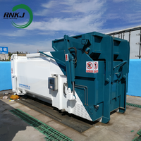 Compacteur de déchets industriel RNKJ, station de compression hydraulique des déchets, équipement de compactage des déchets pour les propriétés résidentielles
