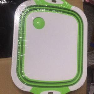 Planche à découper pliante multifonctionnelle Évier de cuisine en plastique Lavabo à légumes Panier d'égouttage pour <span class=keywords><strong>Amazon</strong></span> Nouvelles fournitures - Product Image 6