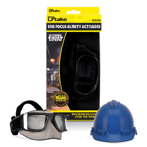 Gafas de seguridad Ttake EVO Focus con lentes transparentes, antirrayaduras, protección ocular para el trabajo - Product Image 2