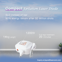 Machine laser à diode portable Milestone Smart SLD Mix 3 longueurs d'onde 755/808/1064nm pour l'épilation et le rajeunissement cutané OEM