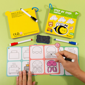 Début éducatif réutilisable stylo contrôle formation traçage coloriage <span class=keywords><strong>dessin</strong></span> livre <span class=keywords><strong>dessin</strong></span> animé conception pour enfants développement de l'intelligence - Product Image 3