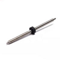 Vis à bois à six lobes Torx Plus à double extrémité, 2 pièces, 1/4 po x 2-1/2 po