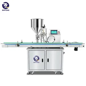 ZT Customize full automatic filling equipment can bottle filling capping machine honey lotion viscosity product bottle filler