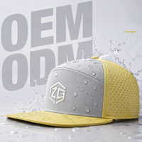 Gorra de Béisbol Personalizada al por Mayor con Logotipo, 6 Paneles, Estilo Snapback, Visera Plana, Gorra Trucker, Gorras Impermeables, Moda Deportiva