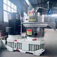Machine à granulés de combustible à matrice annulaire verticale CE, pour sciure de bois, coques de riz, paille, herbe, avec moteur 75 kW, haute productivité, pour usage agricole