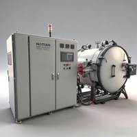 Fourneau de frittage horizontal Nuotian Quality Choice à atmosphère contrôlée sous vide, chauffage par induction, fonctionnalités programmables, 2400°C