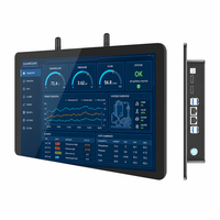 Écran de contrôle industriel 10,1/12,1/15/17/19 pouces, tablette murale intégrée, tactile, tout-en-un, Windows 8, processeur Intel