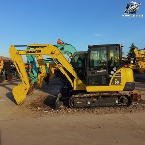 Used Komatsu56 MiniCrawler Excavator 5Ton 0.3m³<b>Bucket</b> Original Japan Brand <b>Small</b> Construction Excavator Low Hours Good Condition - Product Image 2
