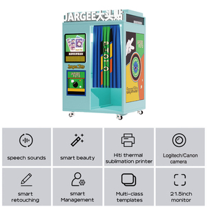 Photomaton pratique et mobile Kiosque d'impression photo instantanée Photomaton entièrement automatique avec imprimante et appareil photo - Product Image 3
