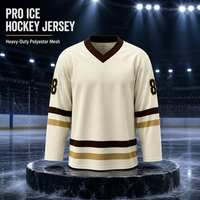 Jersey Hoki Kustom Logo Grosir Berkualitas Tinggi, Seragam Hoki Roller Pria, Jersey Hoki Sublimasi Pewarna untuk Pemain Hoki