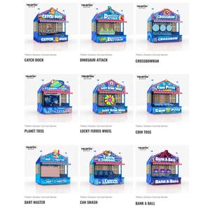 Tolefun – Nouveauté : Jeux de stand de fête foraine en bois et métal, personnalisables, pour événements intérieurs/extérieurs, parcs d'aventure et de défi - Product Image 5