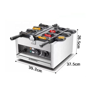 Tùy Biến Thương Mại Mèo Hình Hello Kitty Taiyaki Waffle Máy 110V Hoặc 220V Waffle Ice Cream Cone Maker - Product Image 6