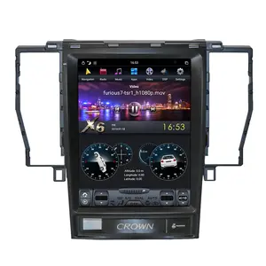 Radio con GPS para coche, reproductor Multimedia con Android, PX6, 8 núcleos, vídeo, carplay, estéreo, 4G, WIFI, para Toyota Crown 2005-2009