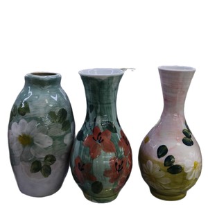 Vaso Dipinto a Mano <span class=keywords><strong>con</strong></span> Pittura a Olio, Design Moderno Minimalista, Contenitore per Composizioni Floreali Idroponiche, Altezza 16-18cm, per Scrivania e Matrimoni - Product Image 5