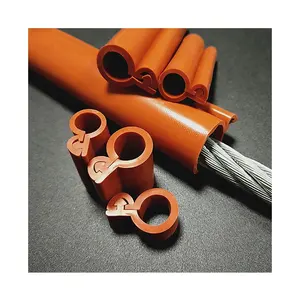 Manguera de silicona de tubo aislante de goma de silicona de alta temperatura resistente a la intemperie personalizada para cables eléctricos