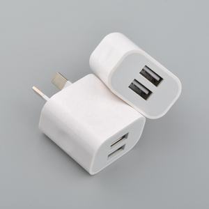 Chargeur USB double port Type-C 5V 2.1A avec protection OTP/OVP PD QC3.0 10W, prise AU, certifié SAA CE ROHS FCC, vente en gros OEM - Product Image 5