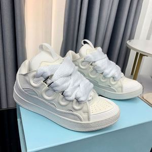 Sneakers plateforme de luxe Lanvine 2025 - Chaussures tendance à lacets pour femmes, chaussures décontractées à la mode - Product Image 4
