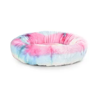 毛绒甜甜圈棉布各种款式现代舒适柔软促销Oem宠物猫床
