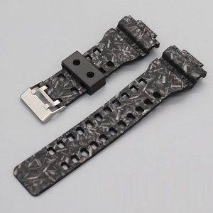 Bracelet de montre en caoutchouc camouflage coloré pour <span class=keywords><strong>Casio</strong></span> GShock GA110 <span class=keywords><strong>100</strong></span> 120 GD120 GA400 G-8900/GR-8900/GW-8900, 16 mm - Product Image 6