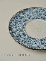 Ensemble de tasses à café en poterie artisanale rustique avec soucoupes – Vaisselle en céramique écologique résistante à la chaleur, vaisselle vintage en grès pour la table