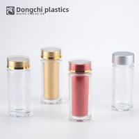Complément alimentaire 100 ml, flacon en plastique acrylique transparent, capsules d'huile de poisson, comprimés à croquer, 60 unités, flacon haut de gamme