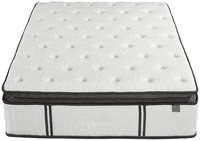 Queen King Size Gute Unterstützung Komfortable Memory-Schaum-Matratzen 12 Zoll Federkernmatratze Schlafzimmermöbel-Set in einer Box