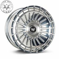 Jantes à rayons forgées Viaol 19 20 21 22 23 24 pouces 5x112 5x120 5x130 chromées compatibles avec Bentley Rolls Royce Range Rover