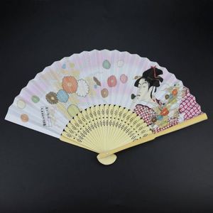 Abanico Japonés Personalizado BSBH para Mujer, Tallado con Decoración Tradicional de Ángel, para Fiestas o Bodas, Recuerdo o Regalo - Product Image 6
